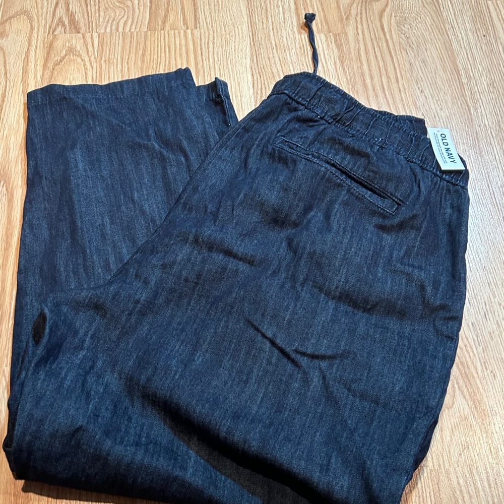 Old Navy Billie Straight Ankle High Rise Dark Wash Denim Jeans Women's XL